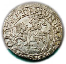 Obrazek dla: Półgrosz 1558 Zygmunt II August Wilno