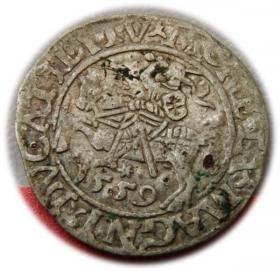 Obrazek dla: Półgrosz 1559 Zygmunt II August Wilno