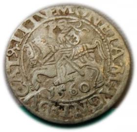 Obrazek dla: Półgrosz 1560 Zygmunt II August Wilno