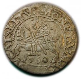 Obrazek dla: Półgrosz 1560 Zygmunt II August Wilno