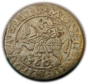 Obrazek dla: Półgrosz 1560 Zygmunt II August Wilno