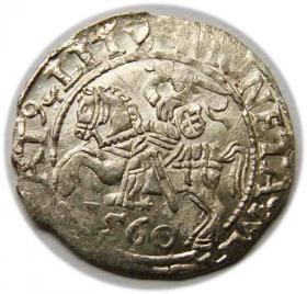 Obrazek dla: Półgrosz 1560 Zygmunt II August Wilno