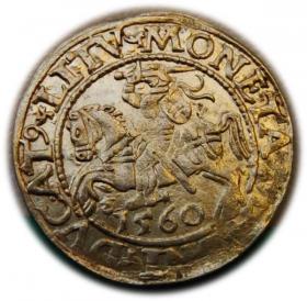 Obrazek dla: Półgrosz 1560 Zygmunt II August Wilno