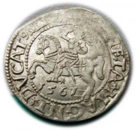 Obrazek dla: Półgrosz 1561 Zygmunt II August Wilno