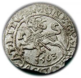 Obrazek dla: Półgrosz 1563 Zygmunt II August Wilno