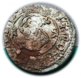 Obrazek dla: Szeląg 1619 Zygmunt III Waza Wilno