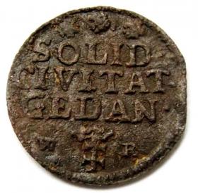 Obrazek dla: Szeląg 1754 August III Sas Gdańsk