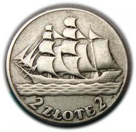 Obrazek dla: 2 złote 1936 Żaglowiec, Warszawa