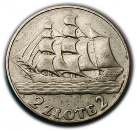 Obrazek dla: 2 złote 1936 Żaglowiec, Warszawa