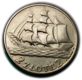 Obrazek dla: 2 złote 1936 Żaglowiec, Warszawa