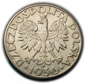 Obrazek 2 dla: 2 złote 1936 Żaglowiec, Warszawa