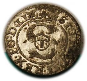 Obrazek dla: Szeląg 1595 Zygmunt III Waza Ryga