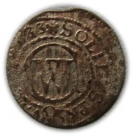 Obrazek dla: Szeląg 1633 Jerzy Wilhelm Prusy Książęce Królewiec