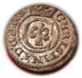 Obrazek dla: Szeląg 1640 Krystyna Waza Ryga