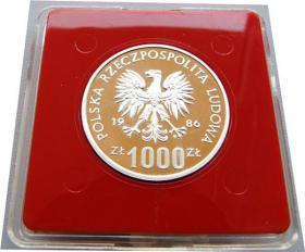 Obrazek 2 dla: 1000 złotych 1986 Centrum Zdrowia Matki Polki próba