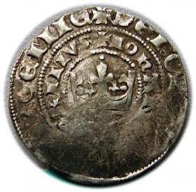 Obrazek dla: Grosz praski Jan Luksemburski Czechy Kutna Hora