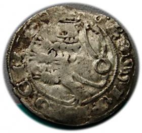 Obrazek 2 dla: Grosz praski Jan Luksemburski Czechy Kutna Hora