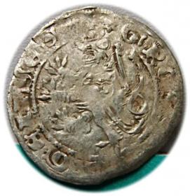 Obrazek 2 dla: Grosz praski Jan Luksemburski Czechy Kutna Hora