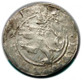 Obrazek 2 dla: Grosz praski Jan Luksemburski Czechy