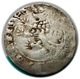 Obrazek 2 dla: Grosz praski Jan Luksemburski Czechy Kutna Hora