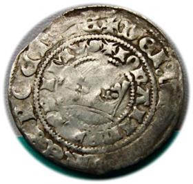 Obrazek dla: Grosz praski Jan Luksemburski Czechy Kutna Hora