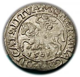 Obrazek dla: Półgrosz 1561 Zygmunt II August Wilno