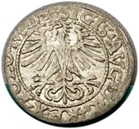 Obrazek 2 dla: Półgrosz 1564 Zygmunt II August Wilno