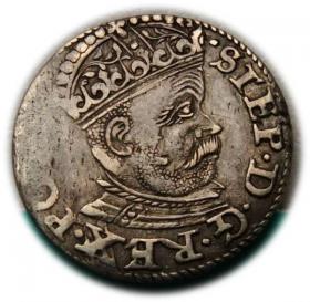 Obrazek dla: Trojak 1585 Stefan Batory Ryga