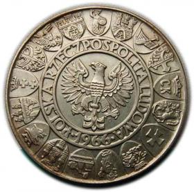 Obrazek 2 dla: 100 złotych 1966 Mieszko i Dąbrówka