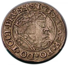 Obrazek dla: Grosz pruski 1532 Zygmunt I Stary Toruń