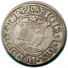 Obrazek dla: Grosz 1534 Zygmunt I Stary Gdańsk