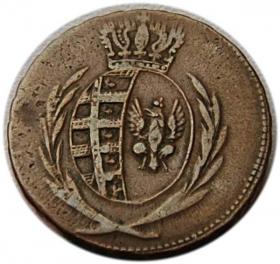 Obrazek 2 dla: 3 grosze 1811 Księstwo Warszawskie Fryderyk August Warszawa 