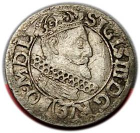 Obrazek dla: 3 krajcary 1617 Zygmunt III Waza Kraków