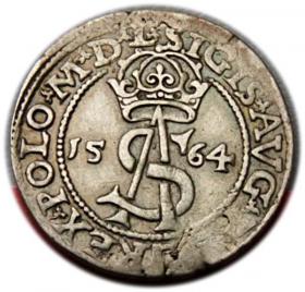Obrazek dla: Trojak 1564 Zygmunt II August Wilno