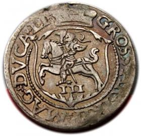 Obrazek 2 dla: Trojak 1564 Zygmunt II August Wilno