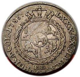 Obrazek 2 dla: Złotówka 1785 Stanisław August Poniatowski Warszawa