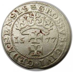 Obrazek 2 dla: Grosz 1577 Oblężenie Gdańska