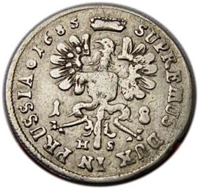 Obrazek 2 dla: Ort 1685 Fryderyk Wilhelm Królewiec