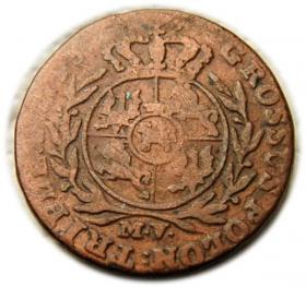 Obrazek 2 dla: Trojak 1793 Stanisław August Poniatowski Warszawa