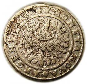 Obrazek 2 dla: 15 krajcarów 1664 Chrystian Wołowski Księstwo Brzesko  Legnicko  Wołowskie Brzeg