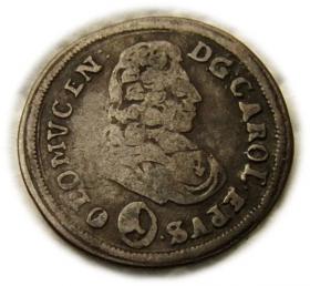 Obrazek dla: Krajcar 1705 Karol III Lotaryński Biskupstwo Ołomuniec