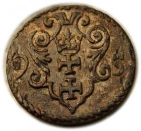 Obrazek dla: Denar 1595 Zygmunt III Waza Gdańsk