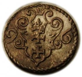 Obrazek dla: Denar 1596 Zygmunt III Waza Gdańsk