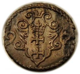 Obrazek dla: Denar 1597 Zygmunt III Waza Gdańsk