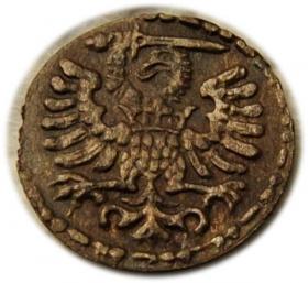 Obrazek 2 dla: Denar 1598 Zygmunt III Waza Gdańsk