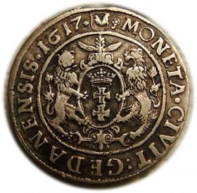 Obrazek 2 dla: ort 1617 Zygmunt III Waza Gdańsk