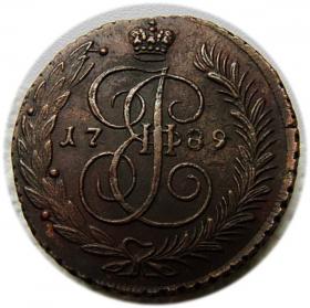 Obrazek dla: 5 kopiejek 1789 Katarzyna II Wielka Anninsk Rosja