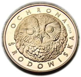 Obrazek dla: 200 złotych 1986 PRL Sowa próba