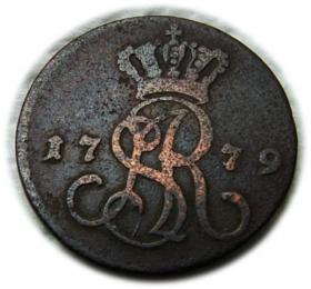 Obrazek dla: Grosz 1779 Stanisław August Poniatowski Warszawa