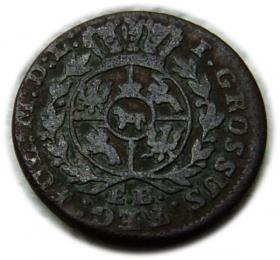 Obrazek 2 dla: Grosz 1779 Stanisław August Poniatowski Warszawa